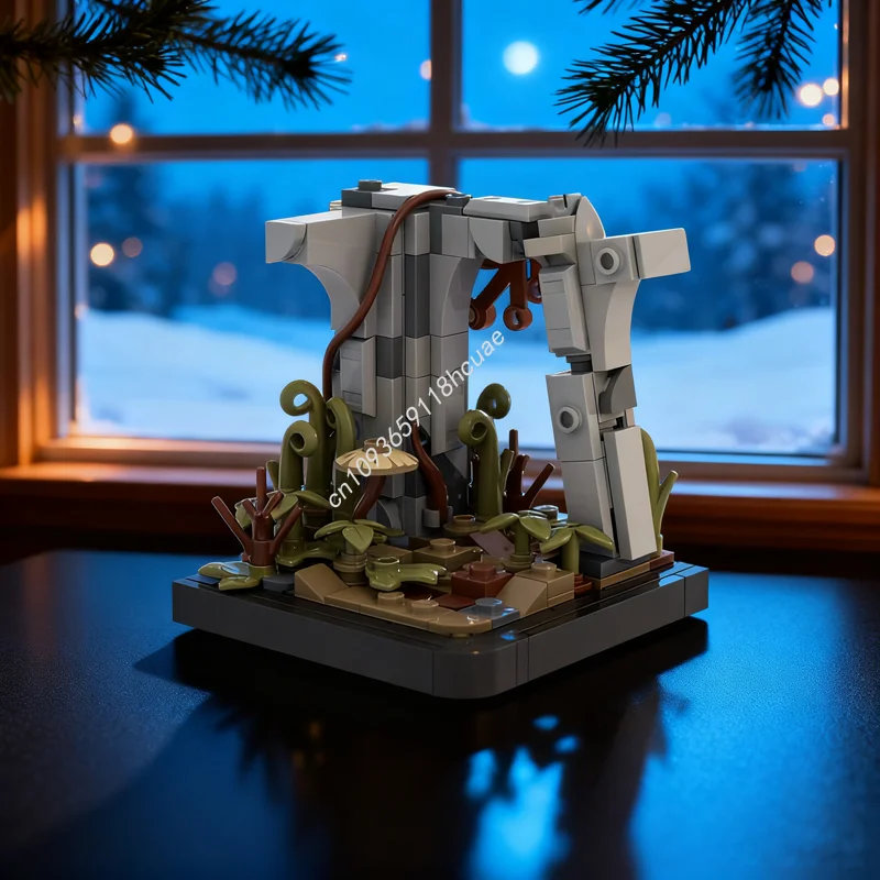 

178 шт. MOC Ruins Yavin IV Mini Diorama Star Battle Model Building Рождественский подарок блоки игрушка Строительство DIY идея Кирпич Дети