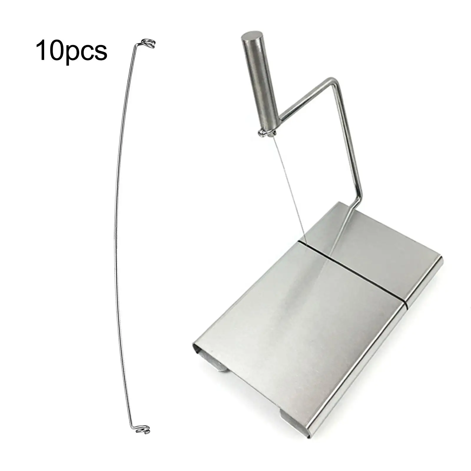 10Pcs Cheese Wire Multipurpose Durable Cheese Supply Replaceable Spreader Wires for Home Cooking Baking Tool