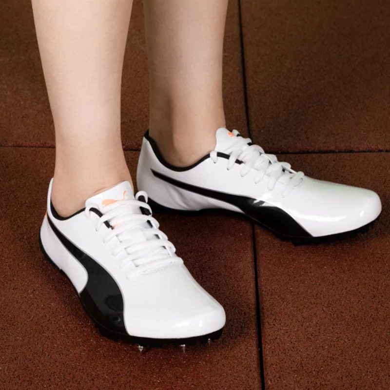 PUMA Unisex evoSPEED Prep Sprint 2 Sprint Spikes 8-Pin Pebax Plate Lightweight Track Racing Shoes 194934-01