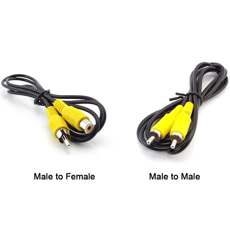 RCA Digital Coax Coaxial Audio Video Cable Subwoofer Cord Male to Male Male to Female M/M M/F Audio Cables E1