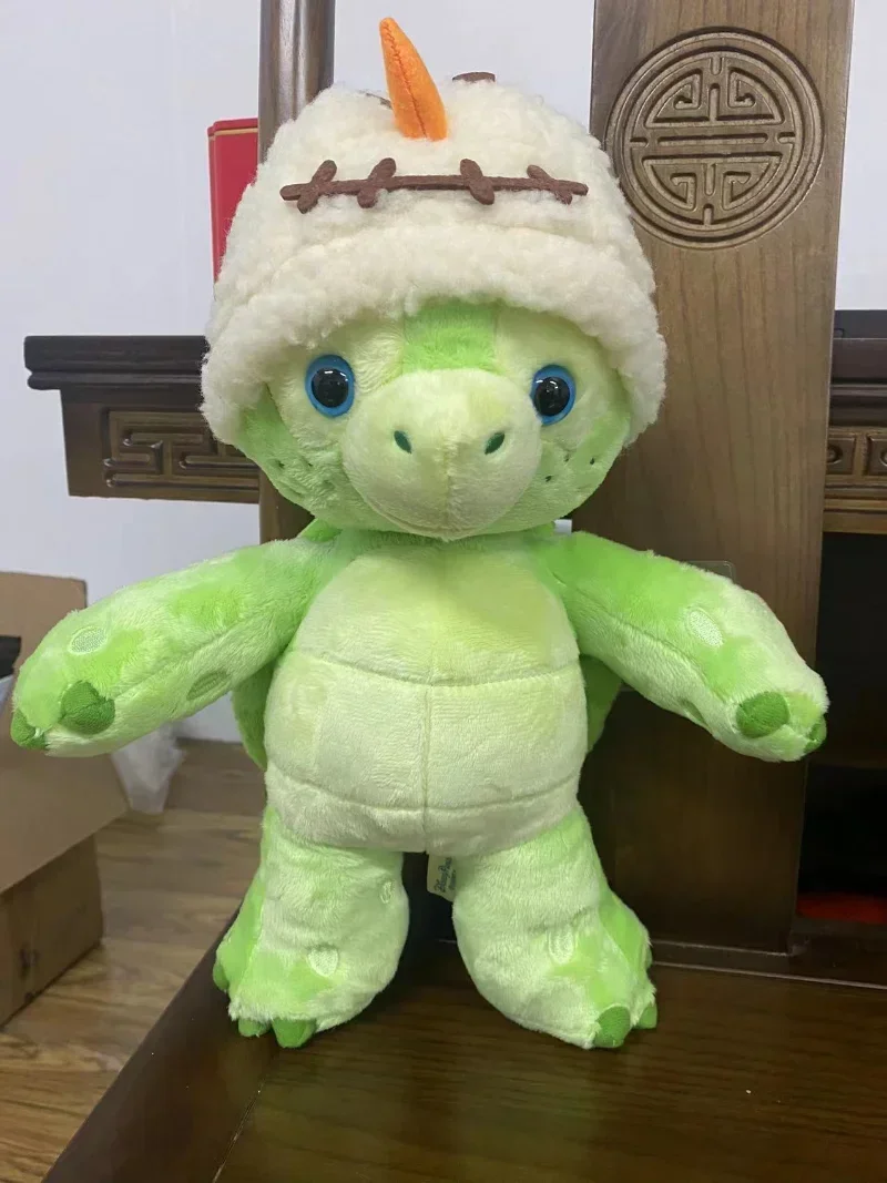 38cm Disney Bear Duffy and friend tortoise Olu Mel stuffed plush soft Kawaii sea turtle OluMel doll Sofa Bed Animal pillow gift