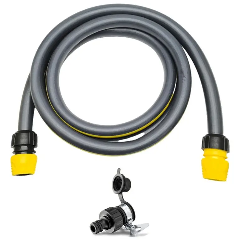 SEWS-For Karcher Garden Hose 3/4 In X 9.8 FT Water Stop Joint Flexible Kink Resistant Universal Faucet Joint Kit