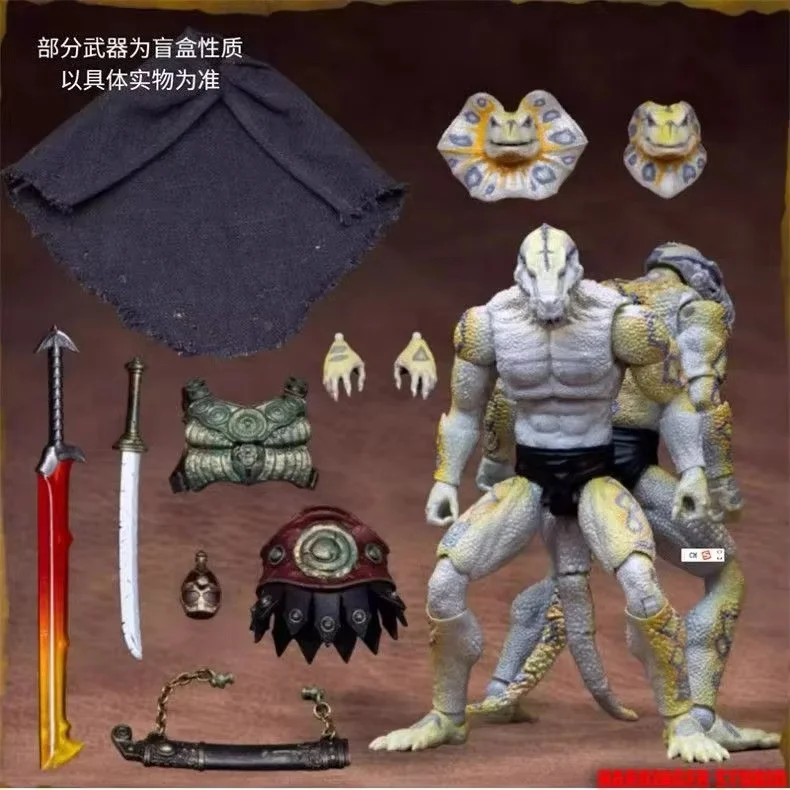 

Harbinger Studio Savage Crucible Аниме Модель Фигурка 7 дюймов Wave 2 Jaeger Nashom Krieger Whoman Barbarian 1/12