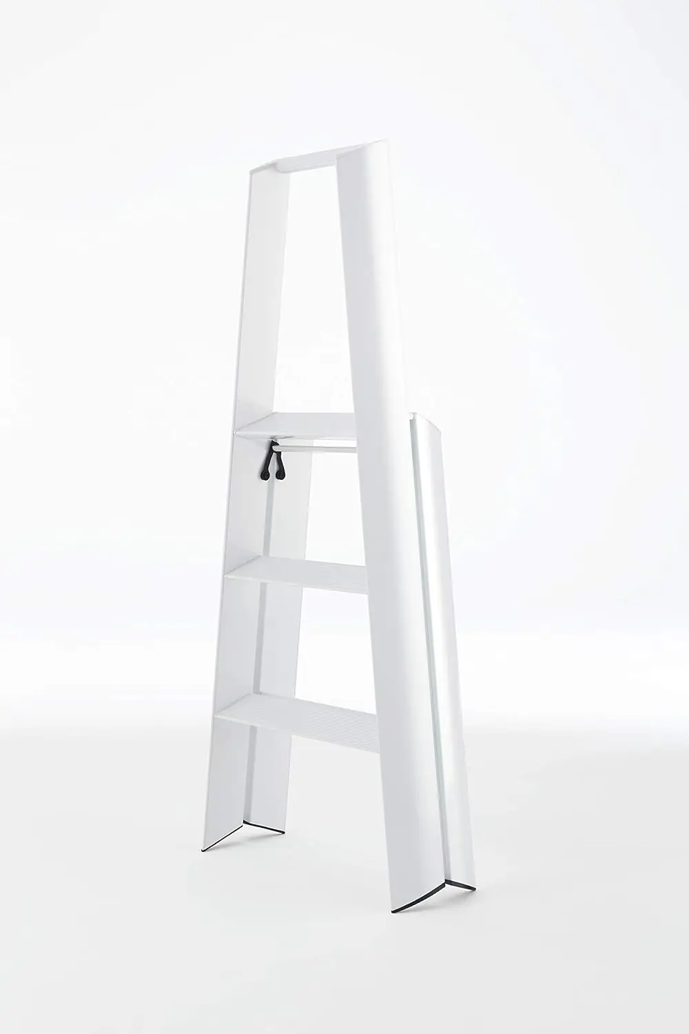 Ladders, Lucano Step Stool, Wide 3 Step, Ansi Certified, White