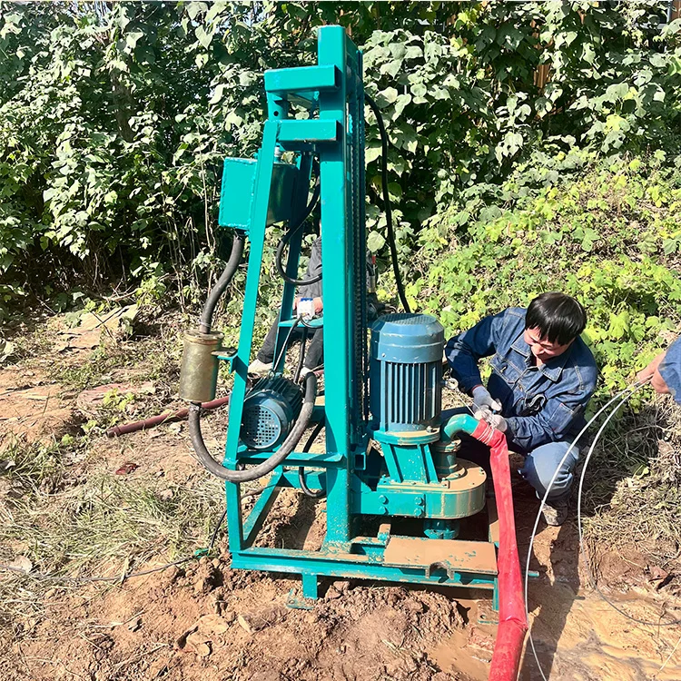 

3KW Portable 220V Electric Manufacturer Selling Price of 100 Meter Water Well Drilling Rig