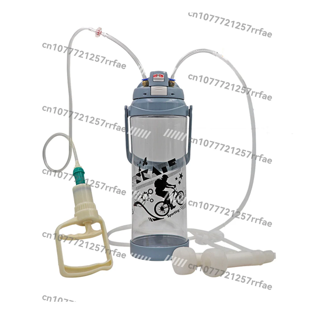 

Manual Milking Machine Sheep Goat Cattle Manual Milking Machine Blue Grey Portable Manual Milking Machine Random Color