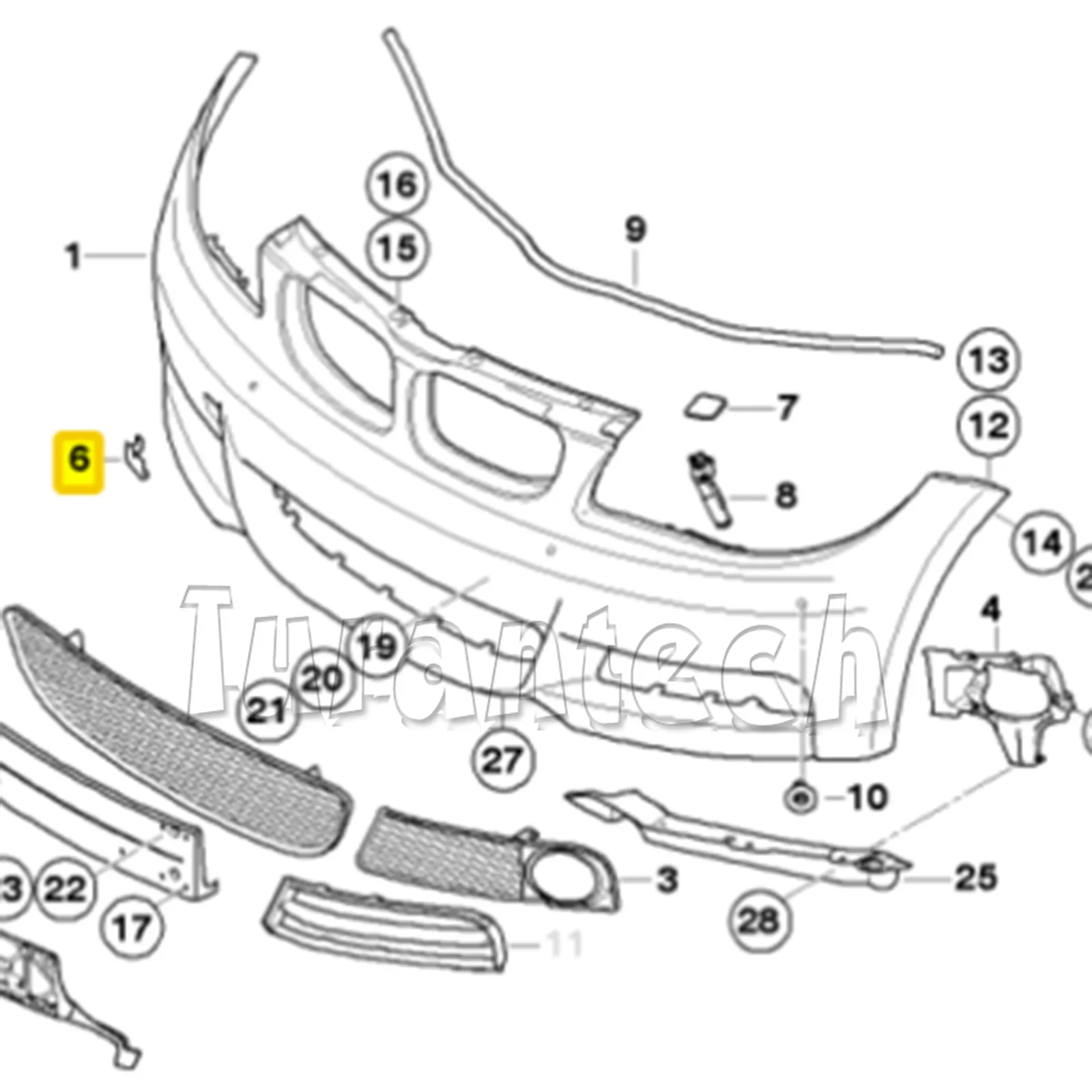 Front Tow Cover for 2011-2015 BMW 1 E82 Coupe E88 Convertible  2door 116 120i 125i 135i Hook Eye Towing Cap