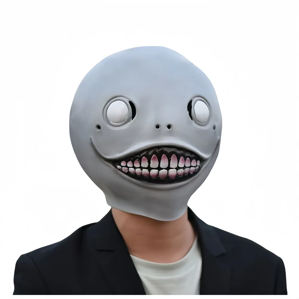 NieR: Automata Emil Maschera Halloween Horror Casco in lattice Halloween Stage Maschera in lattice Costume Crazy Party Cool Play Prop Drop Ship