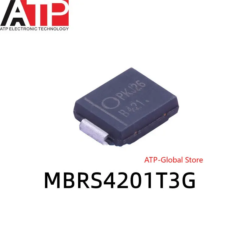 

10 шт., интегральные микросхемы MBRS4201T3G SMC B421 4A 200V DO214AB