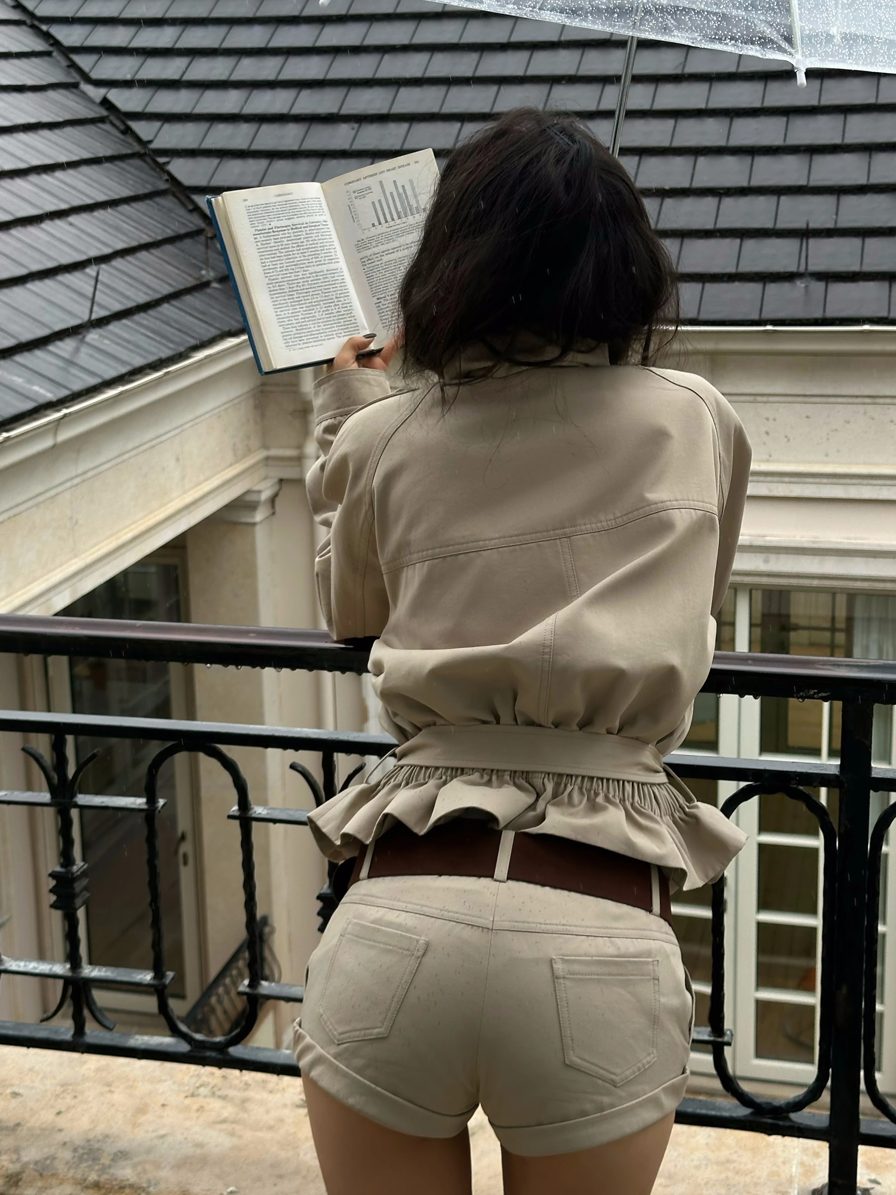 Warden  Low Waist Workwear Shorts Women Casual Slimming Hot Pants Khaki Straight Leg Cotton Blend Comfortable Autumn Wear