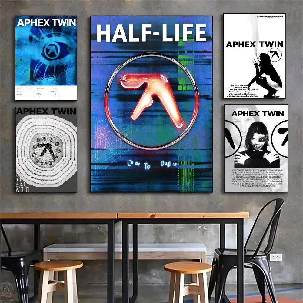 music Aphex Twin Poster Poster HD Printing Vintage Luxe Home Decor Wall Art for the Living Rooms Entryways Gift