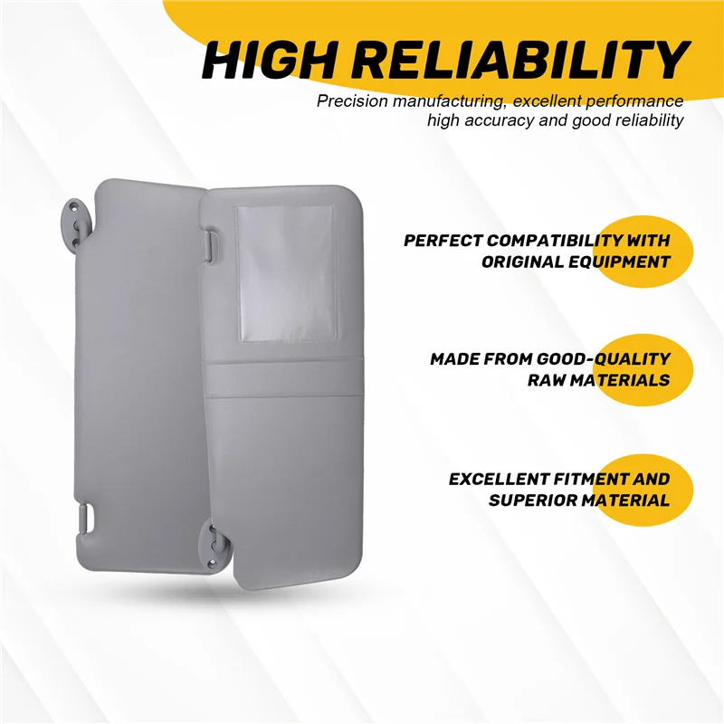 

X39A-Car Inside Sunvisor For Toyota Hilux Revo 2005-2014 Sun Shield Front Sunshade Sun Visor