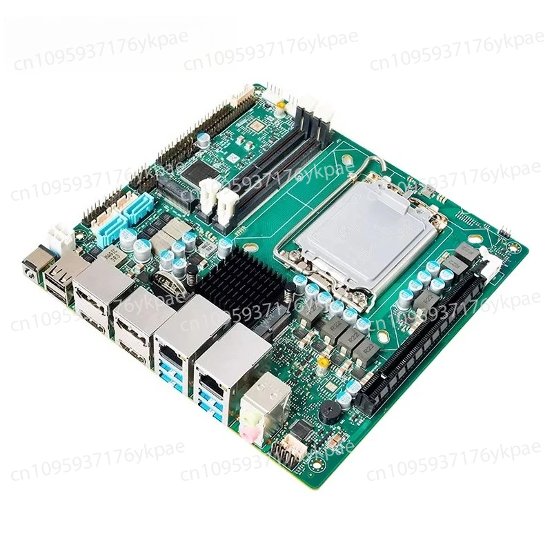 Tablero principal Mini Itx de 13. a generación LGA 1700 H610 Q670 2 * LAN 2 * DDR5 X86 Tablero principal industrial todo en uno