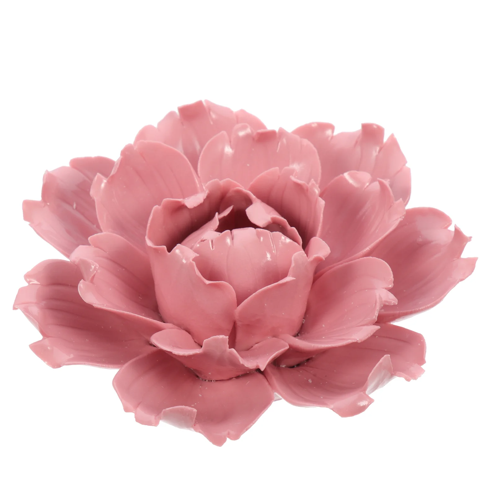 Peony Ceramic Flower Wall Hanging Decoration Porcelain Flower Wall 3D Flower Wall Sculptures Inspirational Wall Decor for