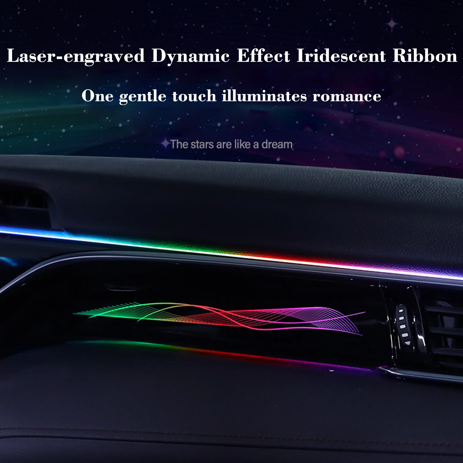 Ezontronics Ambient Light LED For Toyota Camry 2018-2023 Atmosphere environtal Molded Trim ambilight Lighting Dynamic Magic