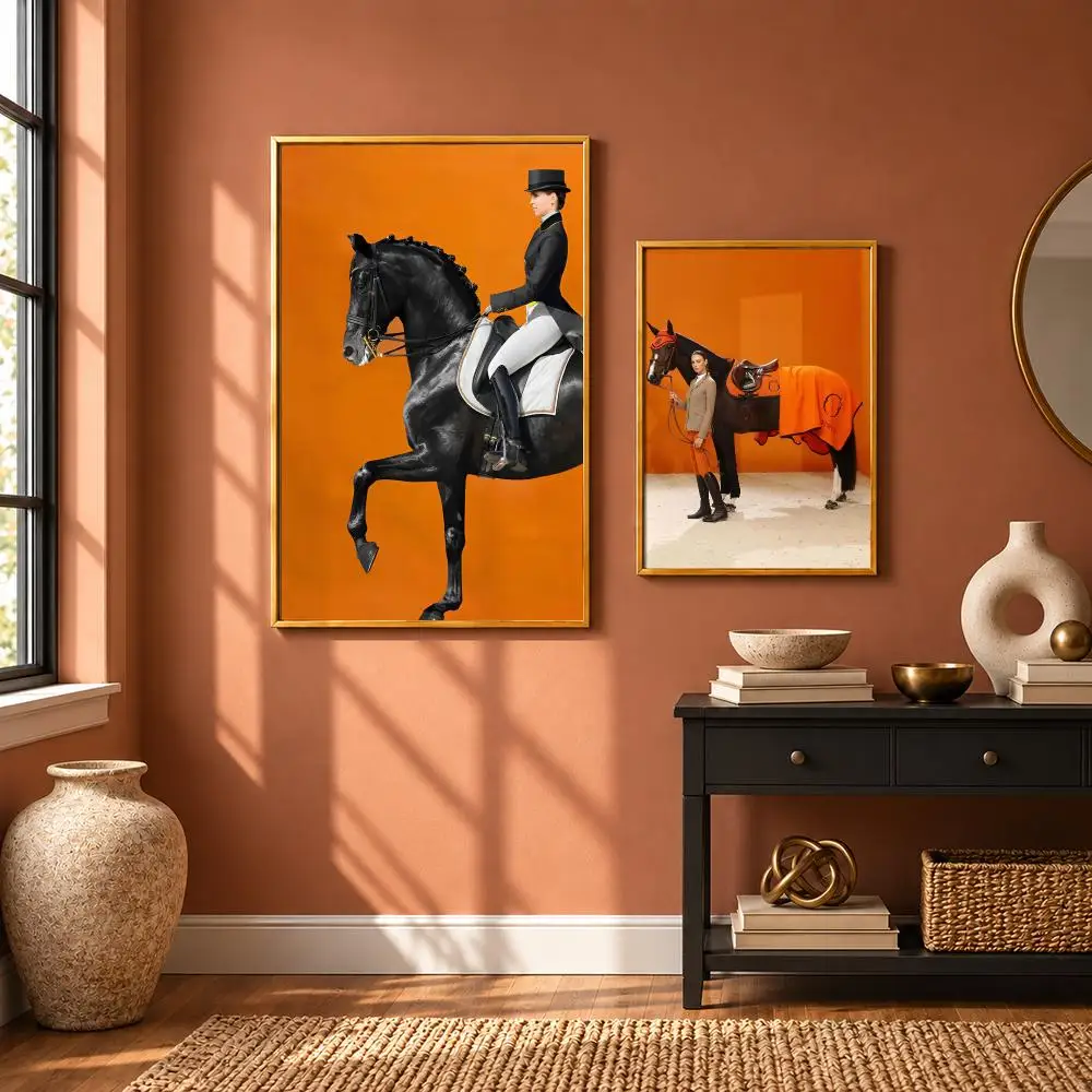 The Sport of Luxury Polo Poster Decorative Wall Sticker Mural Photo Print for Bedroom Living Room Hallway Home Decor Gift