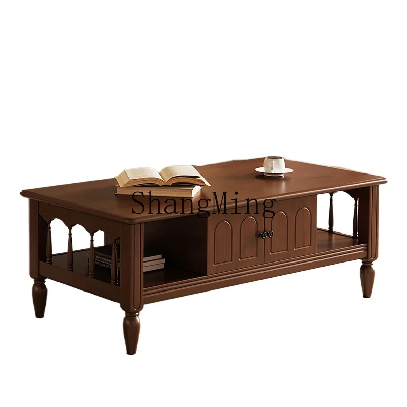 Lxy Solid Wood Coff… - image