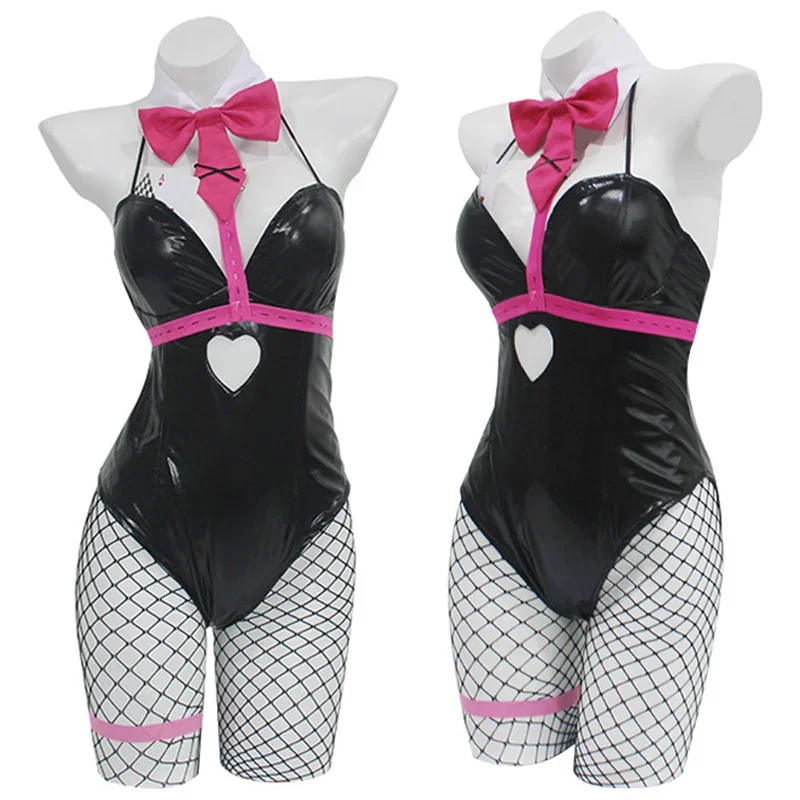 

Anime Vocaloid Rabbit Hole Costume Adult Women Sexy Jumpsuit Full Set Bunny Girl Bodysuit Suit Halloween Carnival Party Outfit