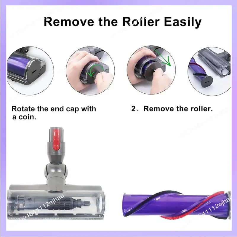 

N83R электрическая насадка для щетки для пола для Dyson V15 V7 V8 V10 V11 вакуумные насадки для паркетных напольных ковров