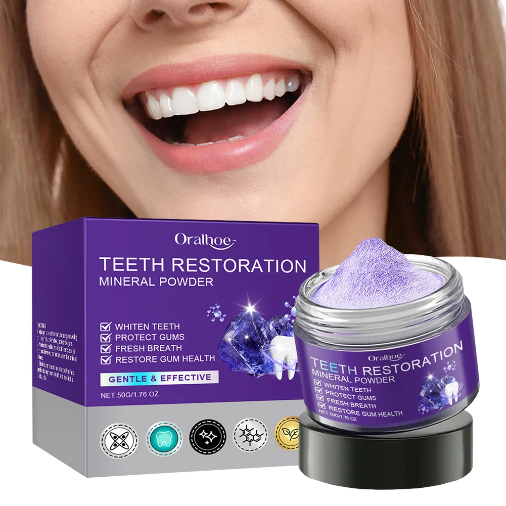 Poudre de nettoyage des dents SAF, rafraîchit l'haleine, blanchit les dents, produit intensif, enlève les taches, pour le soin des dents