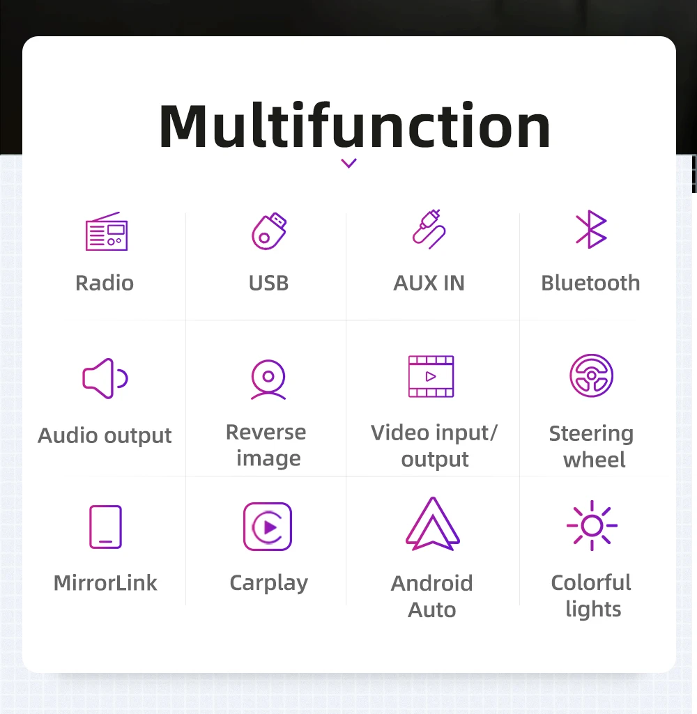 ESSGOO 7 "فليب آؤٹ واحد 1 Din راديو السيارة CarPlay أندرويد السيارات TF USB AUX SWC AM FM بلوتوث مشغل MP5 وحدة رأس شاشة تعمل باللمس