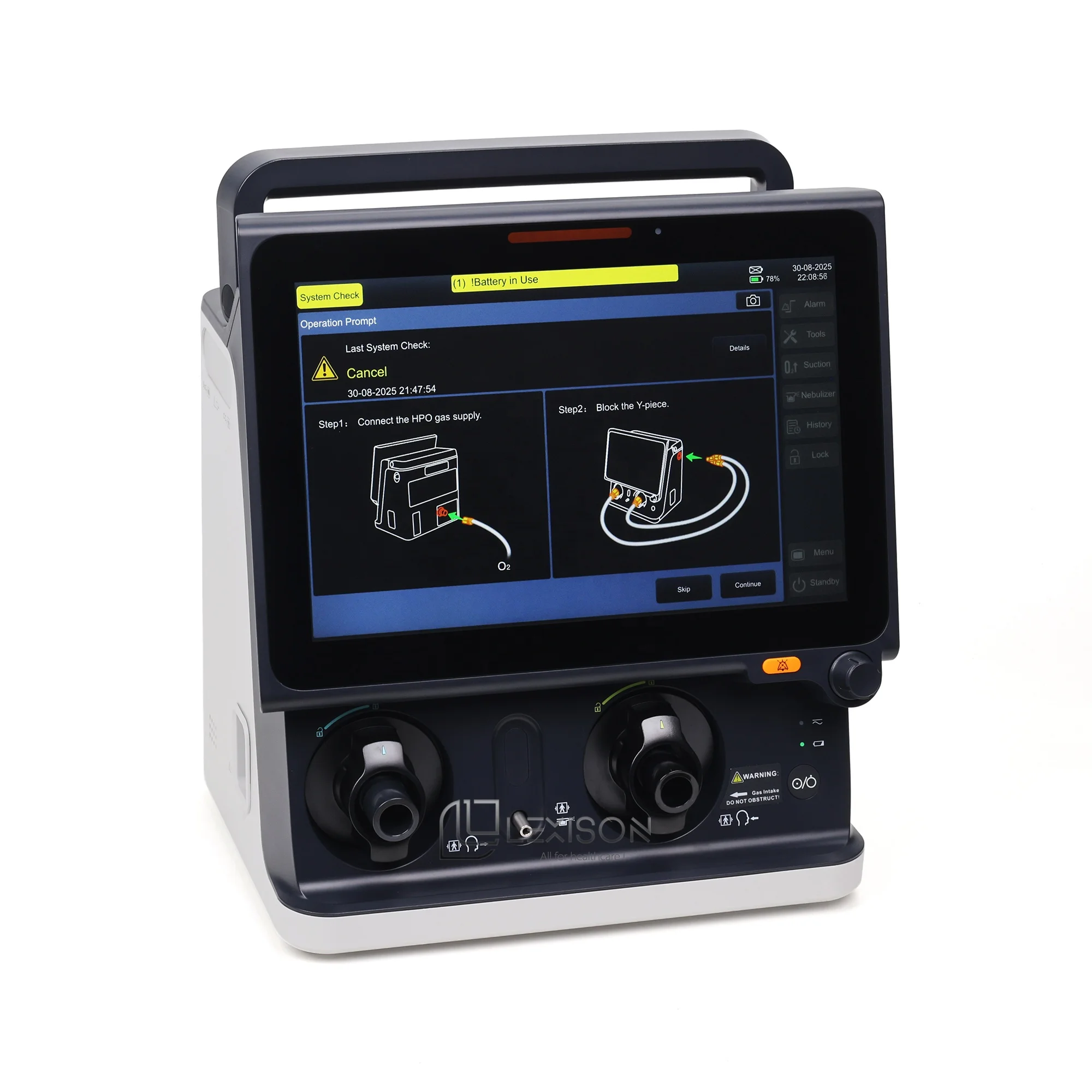 Lexison PAV-V3V High Quality Professional Veterinary Use Ventilator For Animal Hospital Pet Clinic