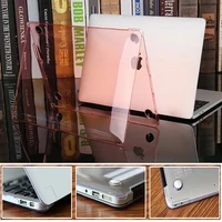 Nuevo A2251 A2289 carcasa dura de cristal para portátil Macbook Pro 16 pulgadas 2019 A2141 Air 13 funda Pro 13 12 15 11 funda de barra táctil