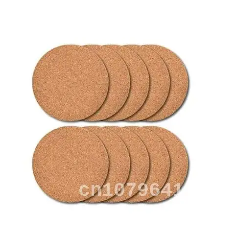 

5/3 pcs Natural Round Wooden Slip Slice Cup Mat Coaster Tea Coffee Mug Drinks Holder for DIY Tableware Decor Durable Pad