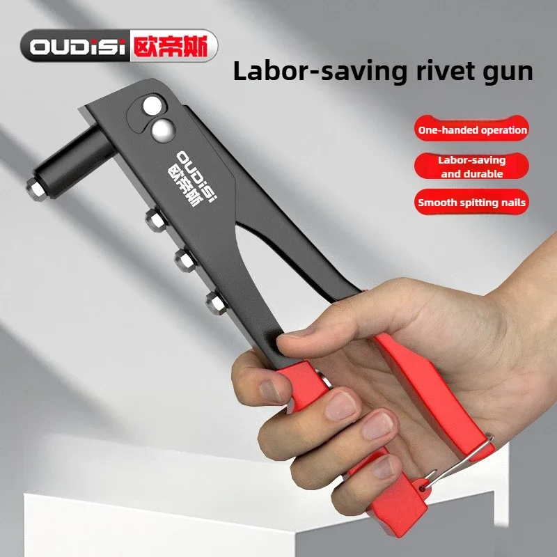 لقارب مقطورة الأثاث - مجموعة مسدس برشام البوب المهنية الثقيلة برشام بندقية اليد المبرشم مجموعة أدوات مع 100 قطعة المسامير