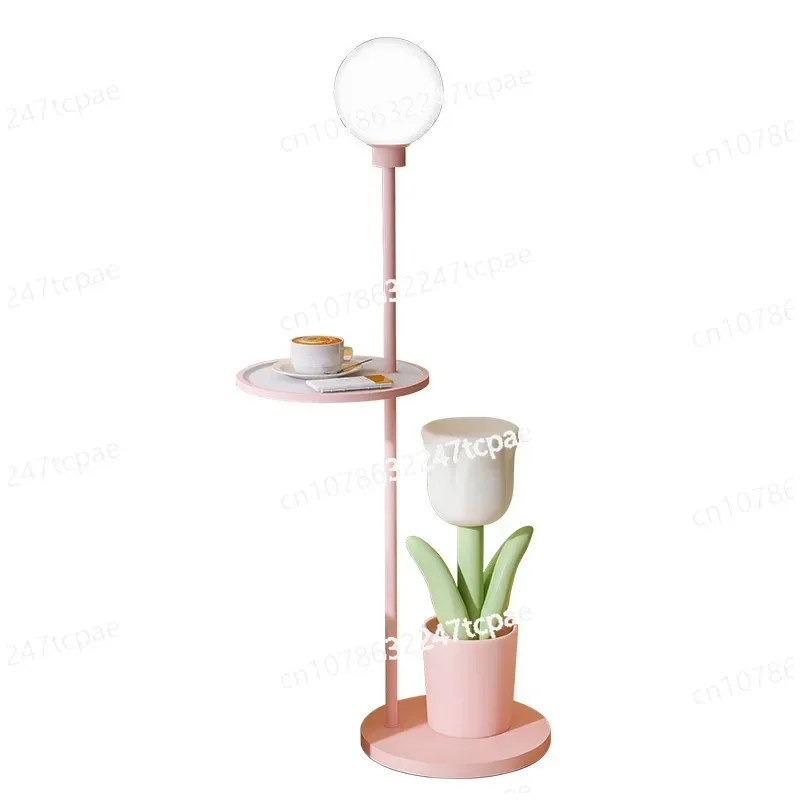 

Tulip Shape Storage Side Table Living Room Sofa Side Small Coffee Table INS Bedroom Bedside Corner Table Home Decor