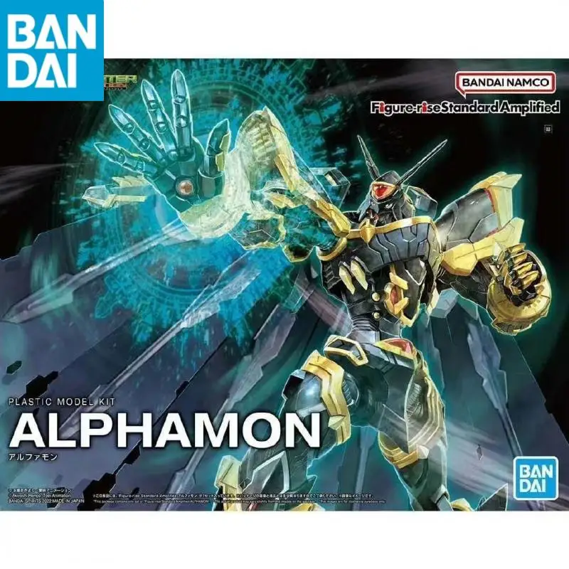 

Bandai Origina Genuine In Stock Figure-Rise Standard Amplified Digimon Alphamon PVC Assembly Model Desktop Ornament Toy Gift