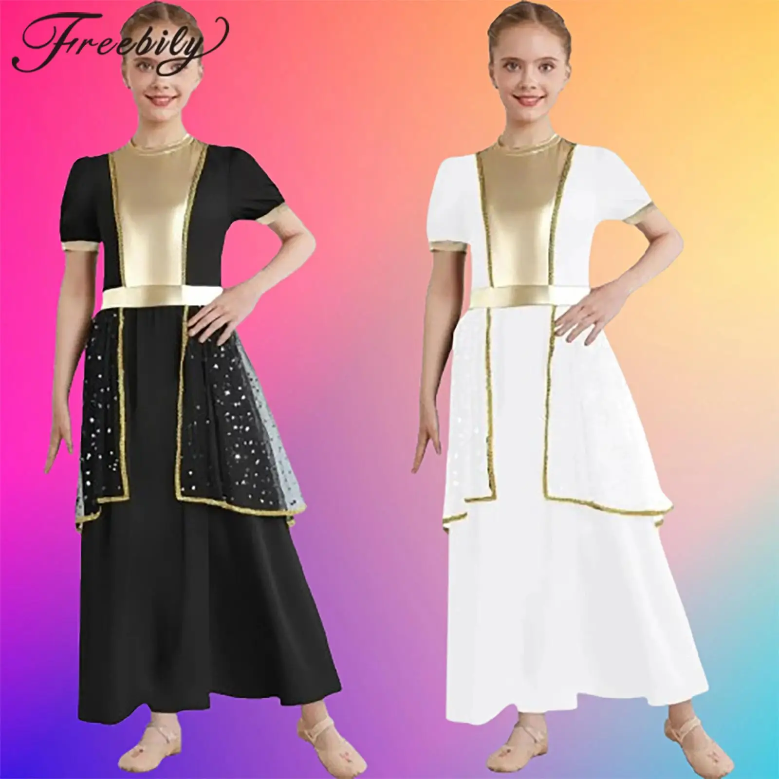 

Kids Angel Dress for Girls Festival Fancy Dress Nativity Play Carnival Role Play Robes Children Christmas Halloween Costume