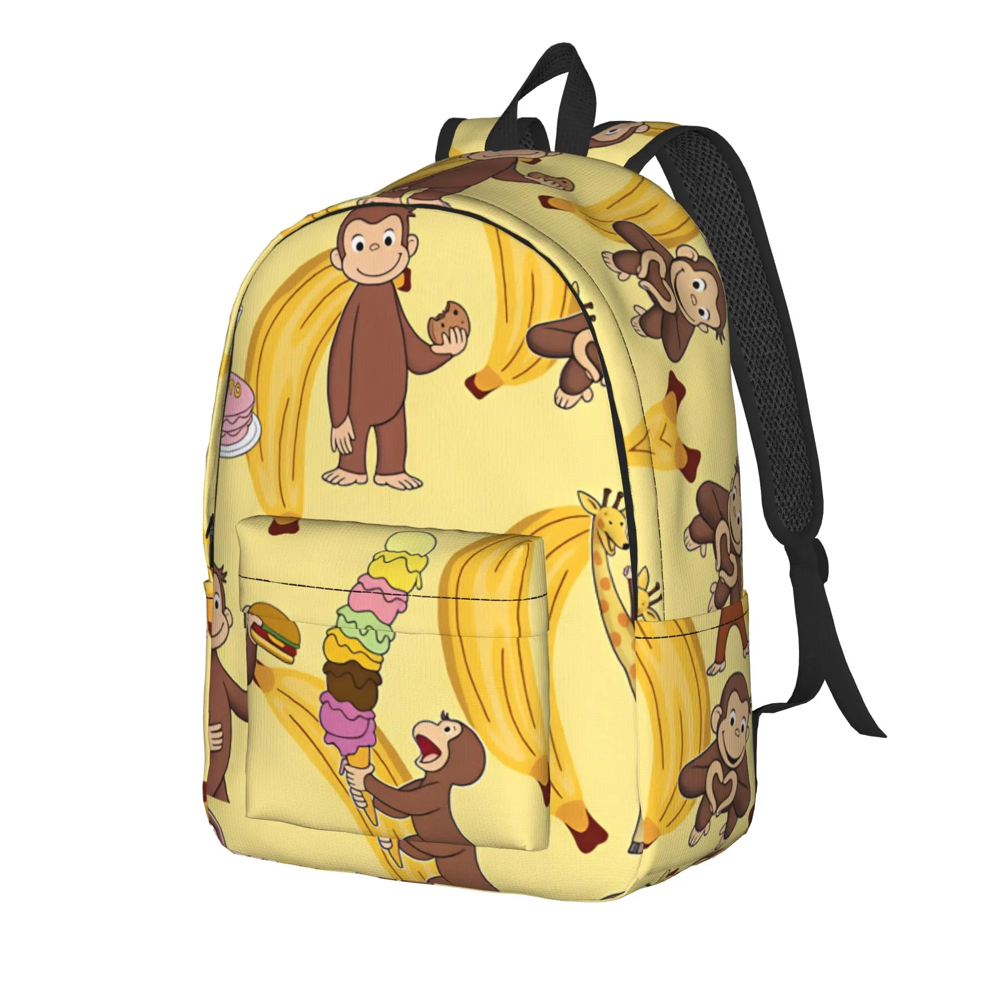 Curious George Daily Life Collection Backpack  Leisure Backpacks Boy Trekking Print School Bags Design Rucksack