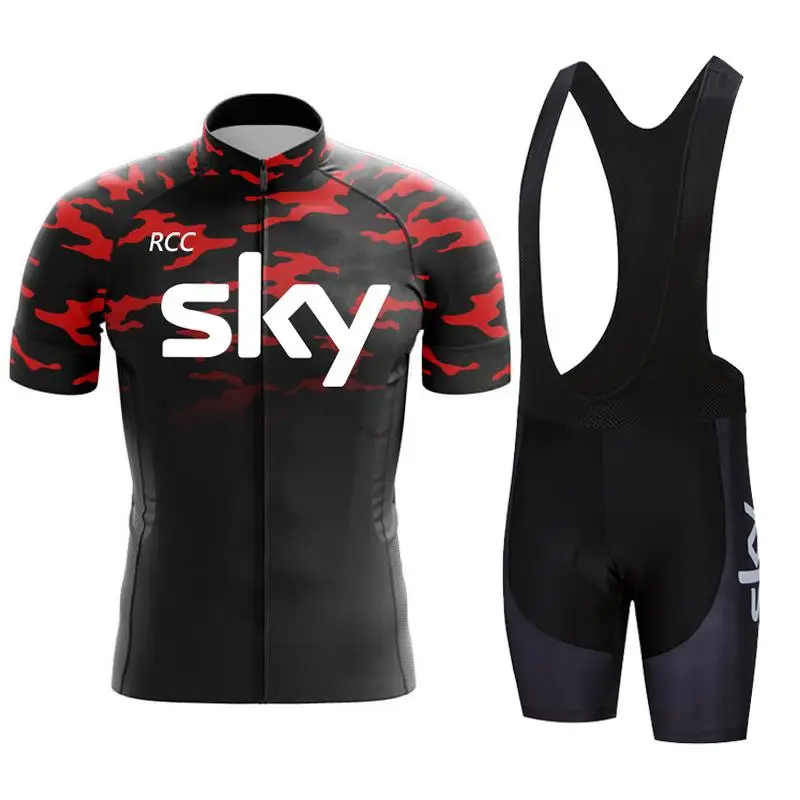 

2026 RCC SKY New Cycling Jersey Set Summer Short Sleeve Breathable Bike Cycling Clothing Maillot Ropa Ciclismo Uniform Suit