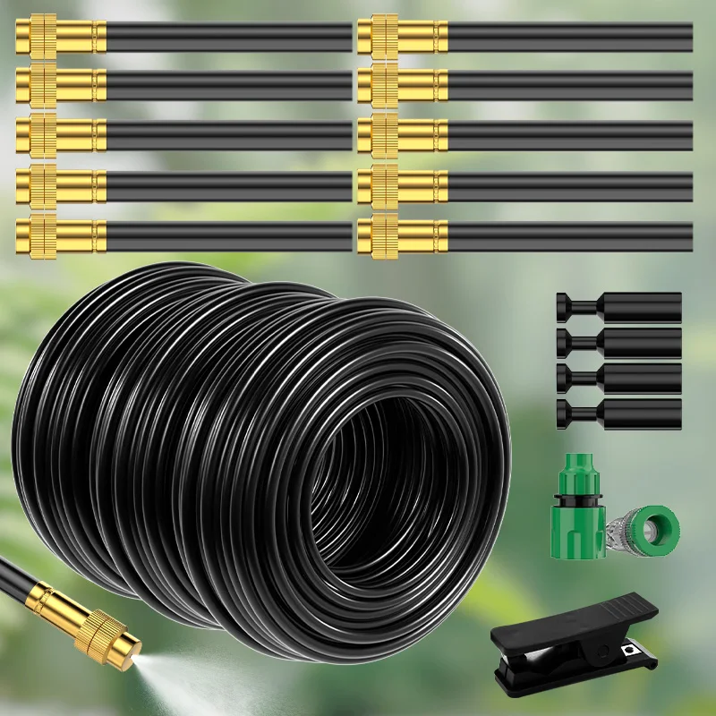 

Garden Drip Irrigation Automatic Watering System Kit 1/4'' 20CM Sprinkler for Bonsai Pot Plant Flower Vegetable Greenhouse ﻿