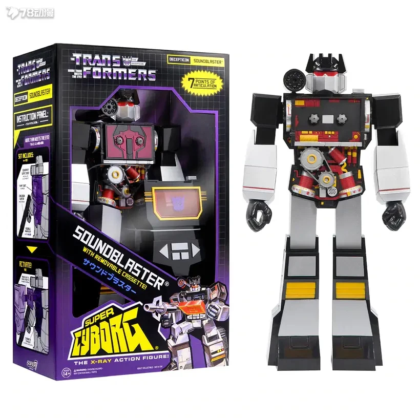 Super7 Transformers 80s & 90s Pop Culture Transformers Transformers ReAction Figure ألعاب شخصيات الحركة