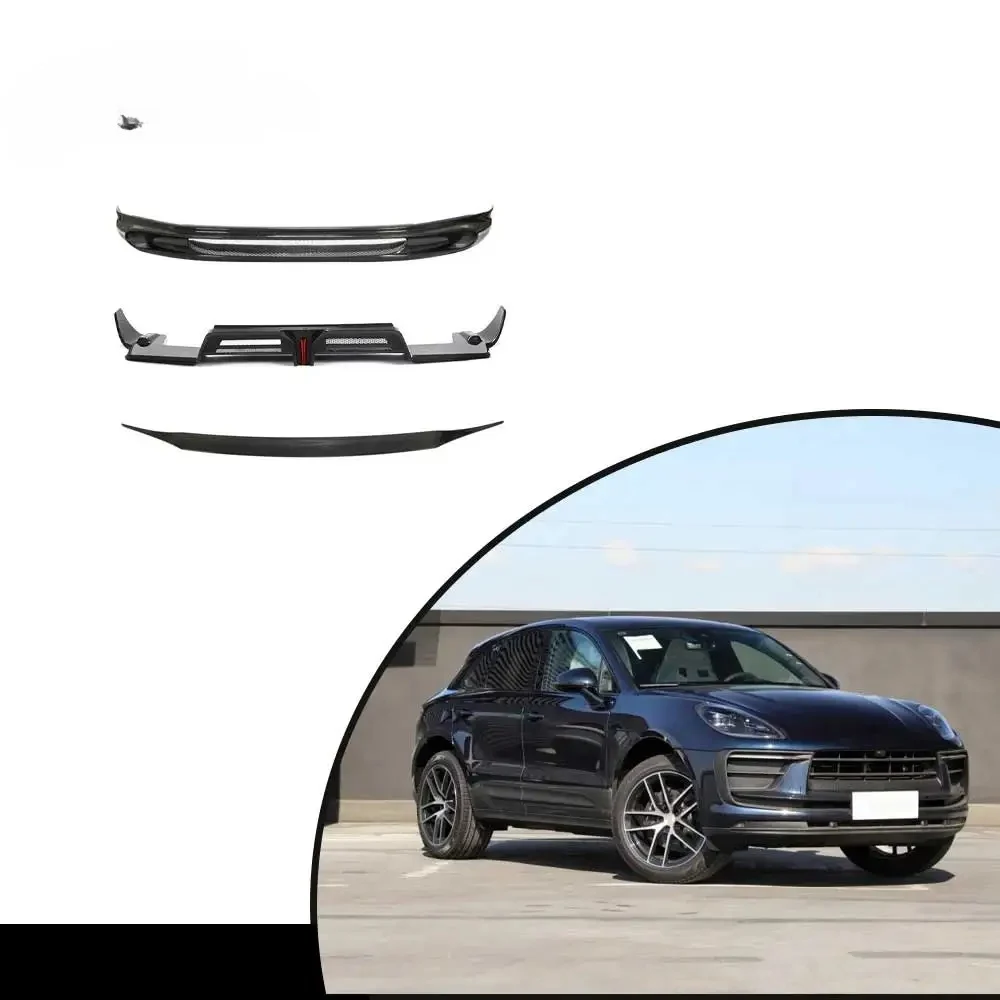 

Stylish Custom Automatic Steering Carbon Fiber Body Kit For Porsche Macan 2022