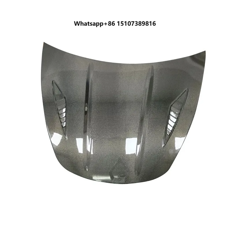 New High Quality Model 3 Carbon Fiber Hood Screw-On Customizable Body Kit with Screws Universal Fitment
