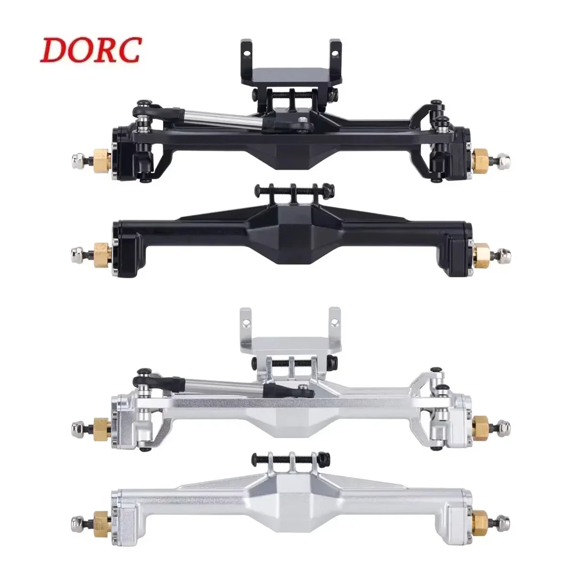 

Brass Aluminum TRX4M Diamond Portal +10mm Axle with Lay Down Servo Mount & Links for 1/18 RC Crawler Car TRX4-M Upgrade parts