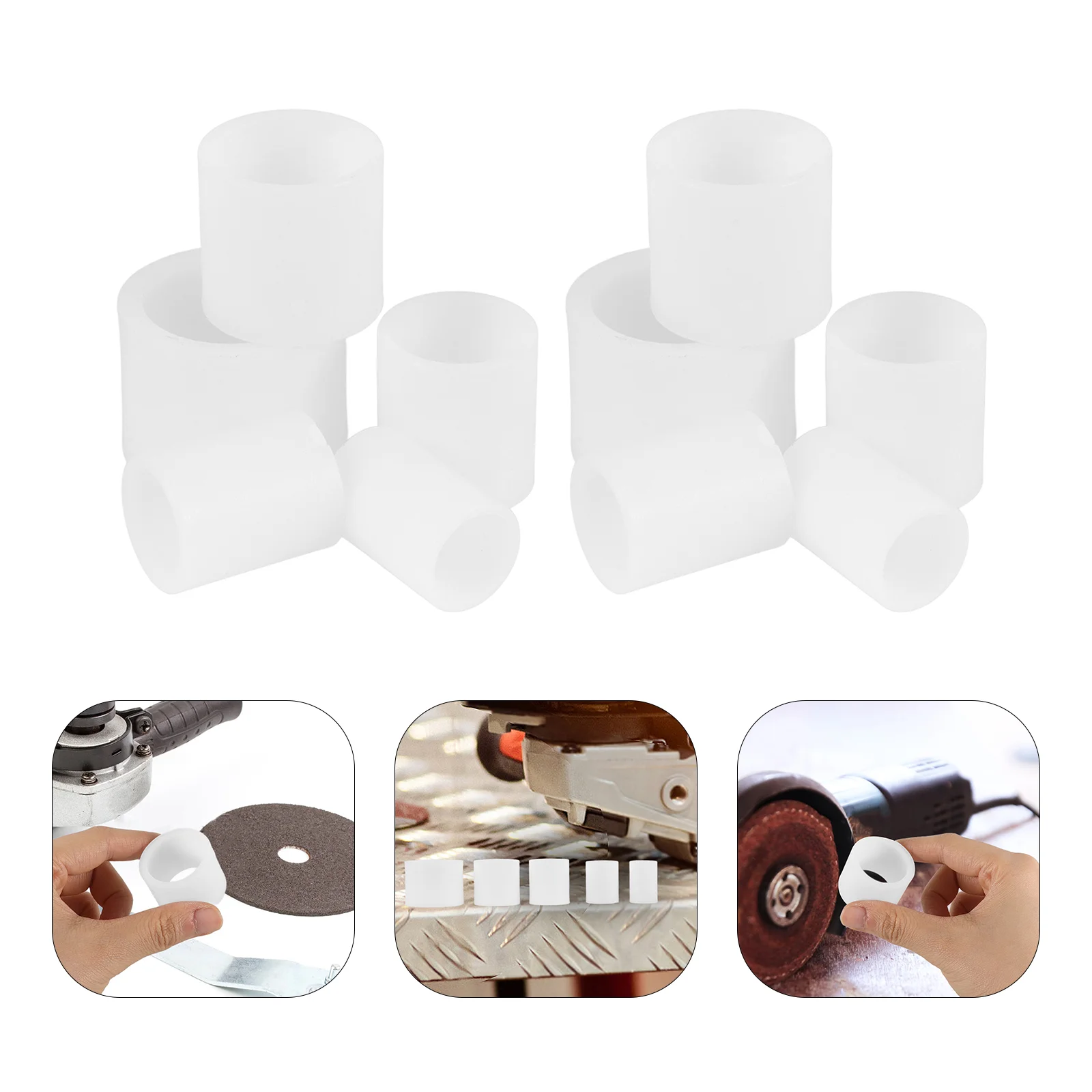 2 Set Convertitore Desktop Mola Riduttore Anello Rondella Riduttore Boccola Adattatori 320X320X240CM Plastica