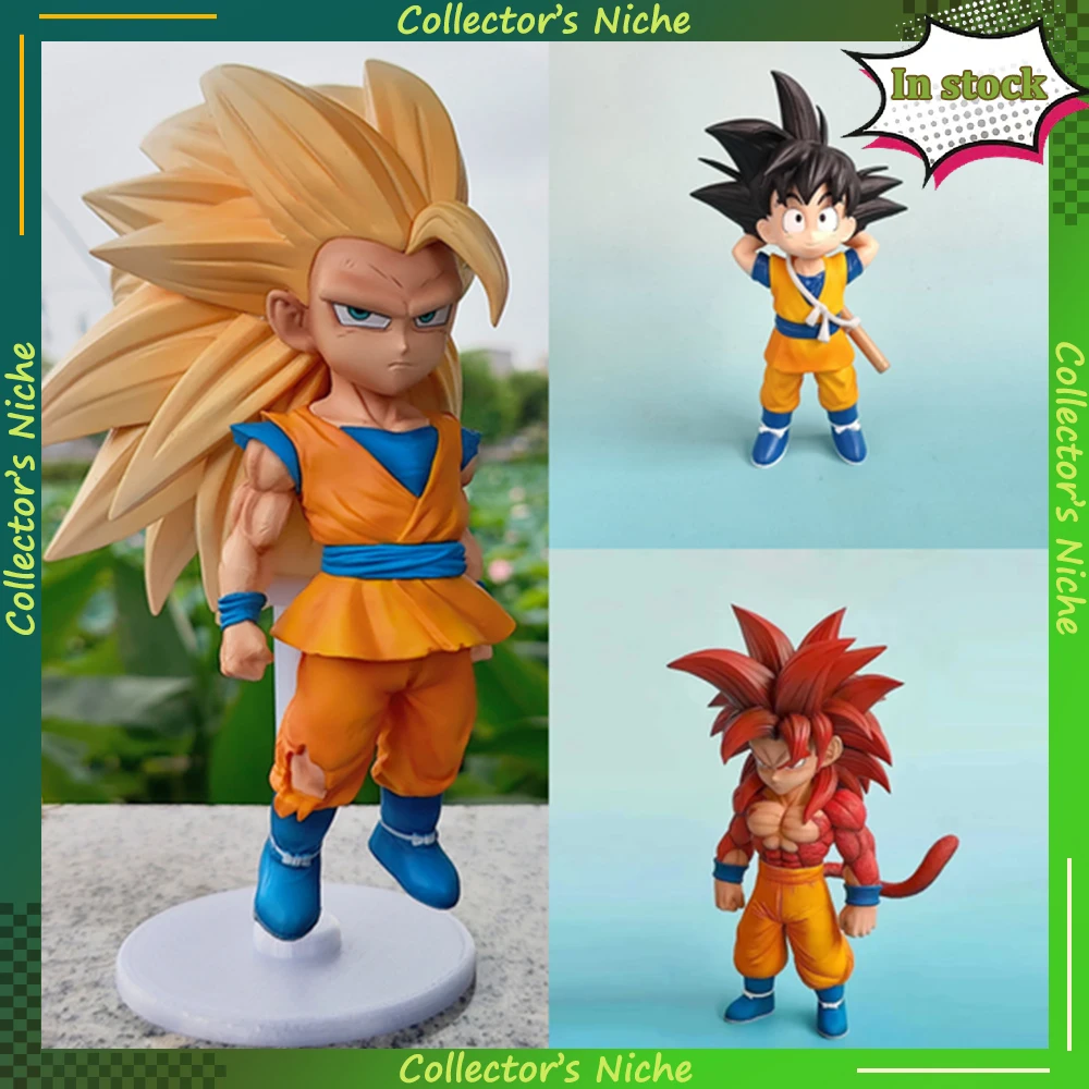 

20cm Dragon Ball Gk Daima Super Saiyan 3 Anime Figure SSJ3 Son Goku Action Figurine Pvc Model Gk Statue Collection Toy Gifts