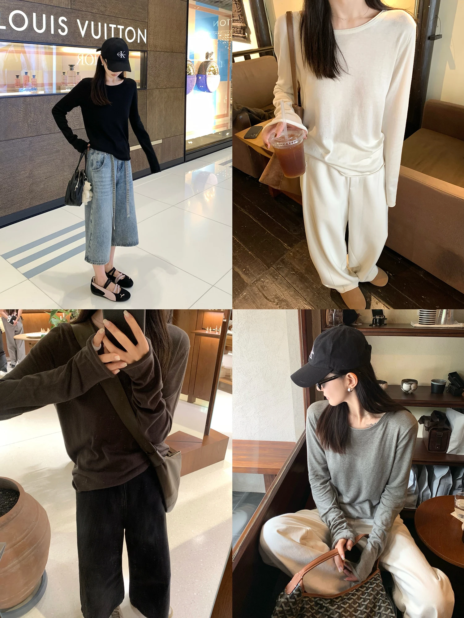 

Женская мягкая шелковистая футболка с длинным рукавом 77 Miss Large Multi-Color! Свободная одежда из хлопковой смеси для комфортного ношения в качестве базового слоя