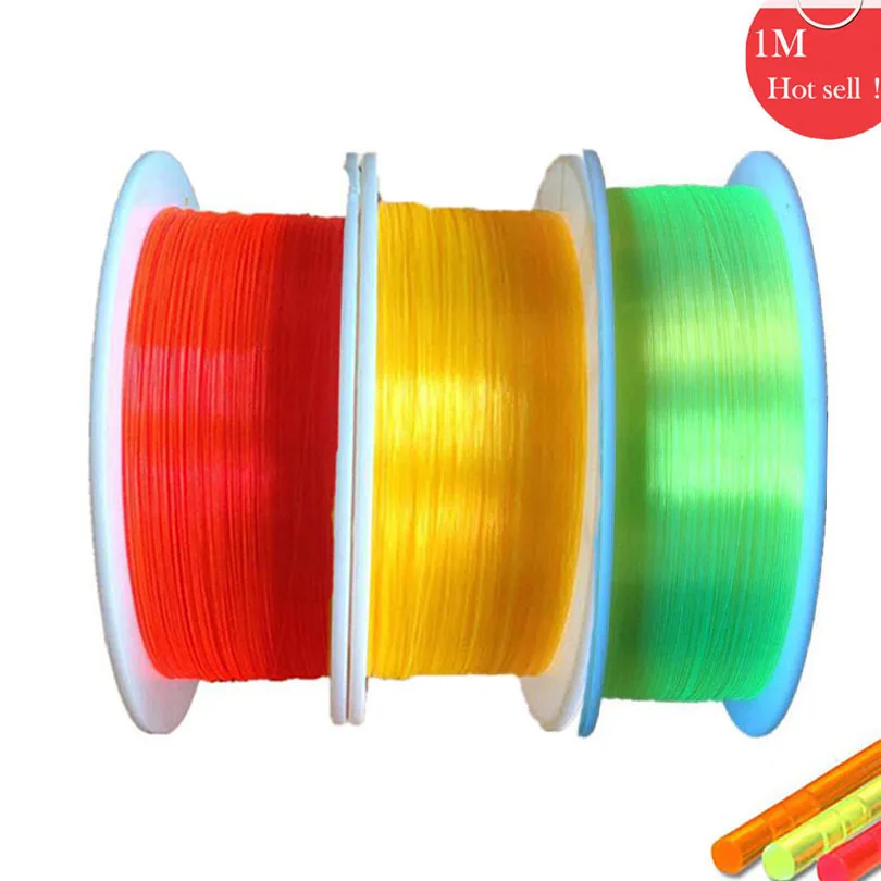 0.5M Fiber Optic Bow Sight Fiber Red Green Orange 0.5/0.75/1.0mm Slingshot or Compound Bow sight Pin Bow sight Accessory