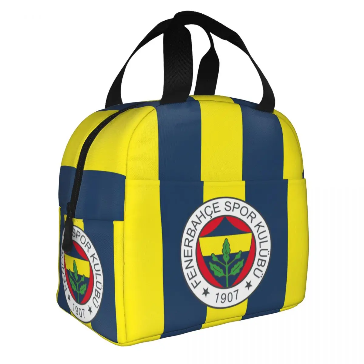 Fenerbahce 1907 Lunch Bag for School Waterproof Picnic Thermal Cooler Insulated Lunch Box Women Kids Tote Bags