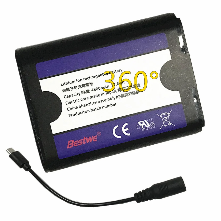 Bestwe Bateria Recarregável Medidor de Nível 3d Placa Reta Bateria de Lítio Laser Linha 12 Linha Adesivo Parede Carregador