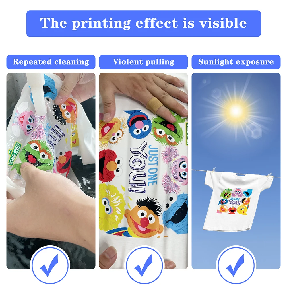 500ML DTF Ink For Epson L805 L1800 I3200 1390 1400 1430 XP600 Modified DTF Inkjet Printer Direct Transfer Film Ink Eco Quality