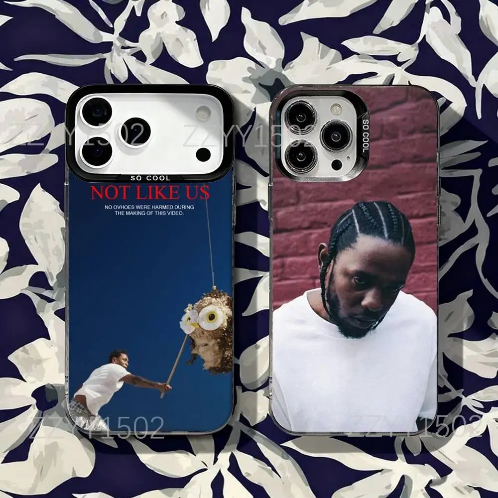 

K-Kendrick Lamar Not Like Us Phone Case For iPhone 17,16,15,14,13,12,X,8,Pro,Max,Plus,SE4,Air,Mini HD Black IMD Matte