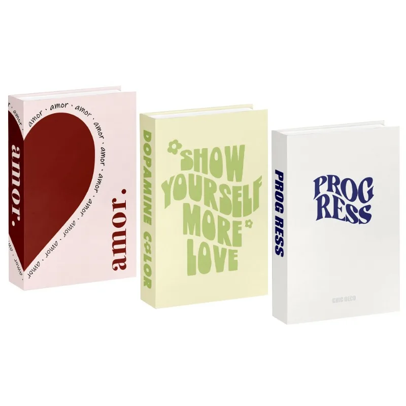 3 stks/set Nep Boek Luxe Fotografie Props Boeken Decor Eenvoudige Moderne Faux Boeken Salontafel Props Boek Ornamenten
