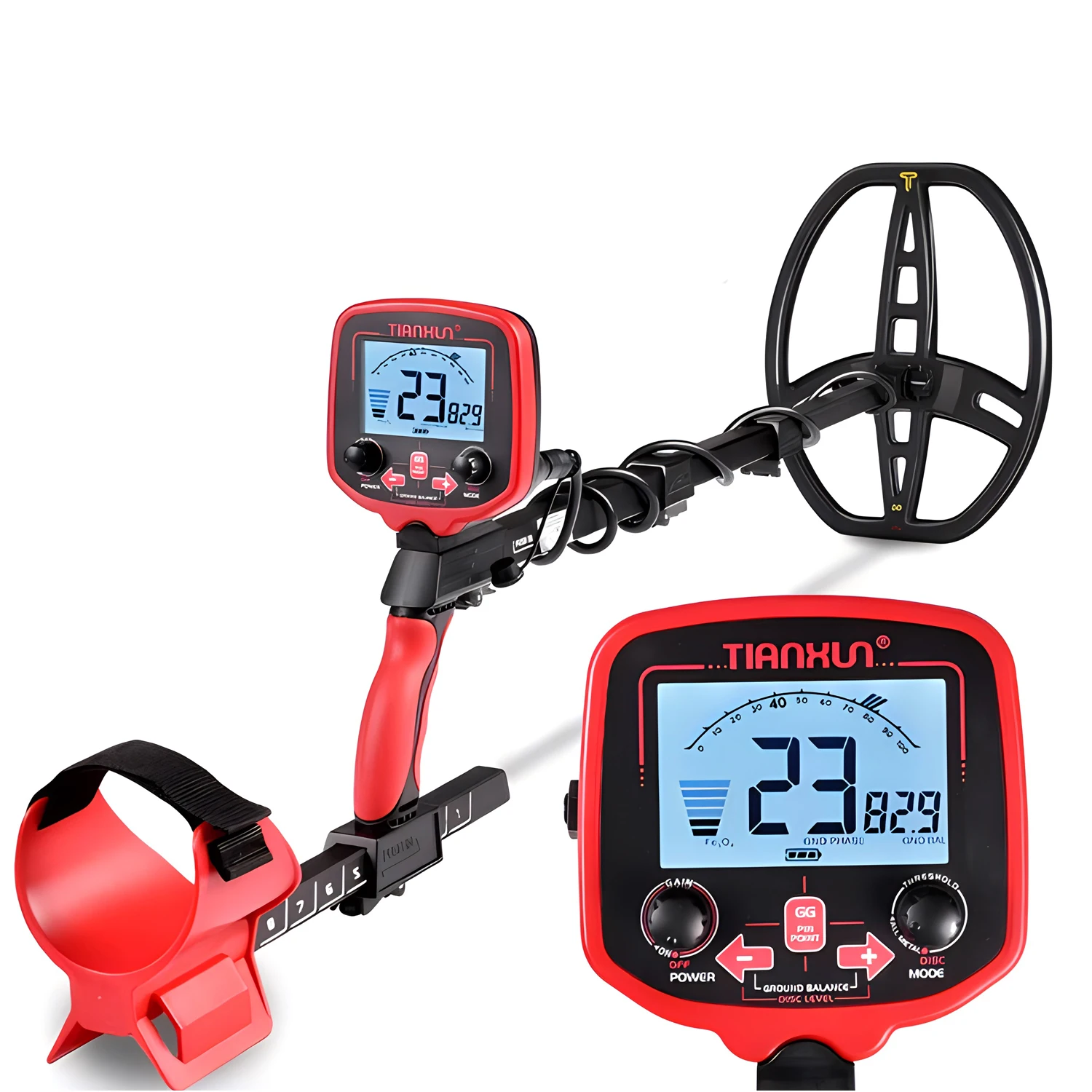 Professional  TX850L Metal Detector Underground High Depth Search Gold Finder Treasure Hunter Pinpointer for Detecting Valuable