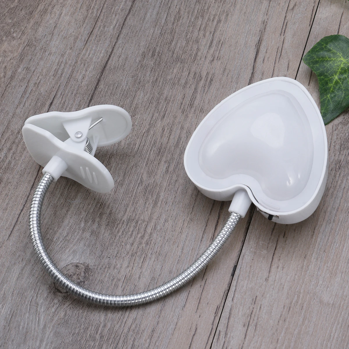 

Adjustable Desk Clip Light Light Powered Clip Clamp Lamp Usb Clamp Lamp For Reading White